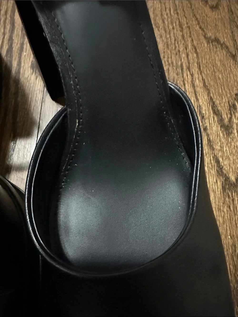Wild Fable Black Square-Toe Platform Ankle-Strap Block Heels 11